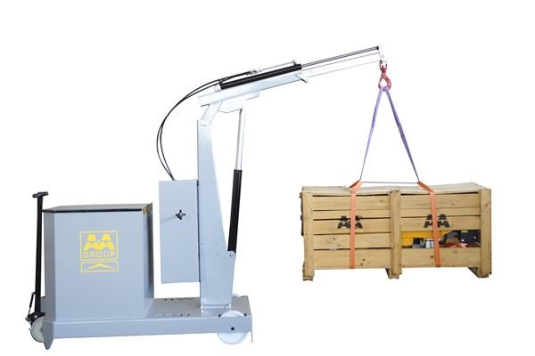 GZ1000BSE移動式吊車應用-吊掛木箱