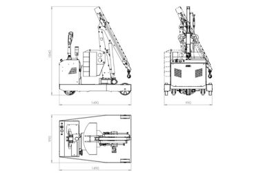 ★500kg 易取放 全電動吊車★orbit 500E