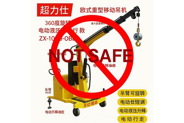 無安全裝置 超力仕 移動式吊臂 鋒碩自動化股份有限公司